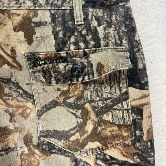Vintage 90s Commander 38x31 Tie Cuff Sniper Camouflage Cargo Hunting‎ Pants - Picture 7 of 8